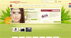 Desktop Screenshot of en.marionkosmetyki.pl